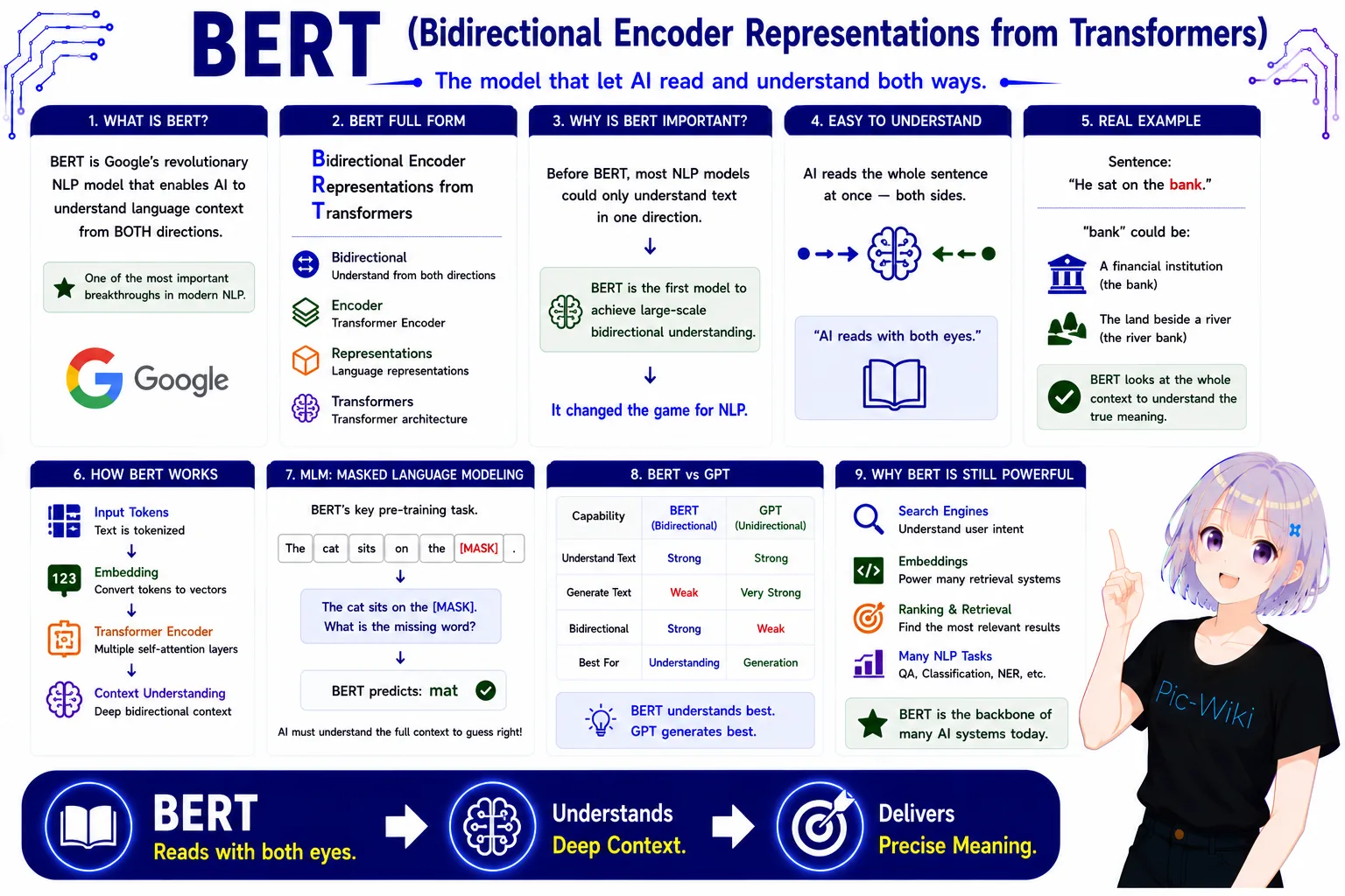 BERT — bidirectional transformer understanding