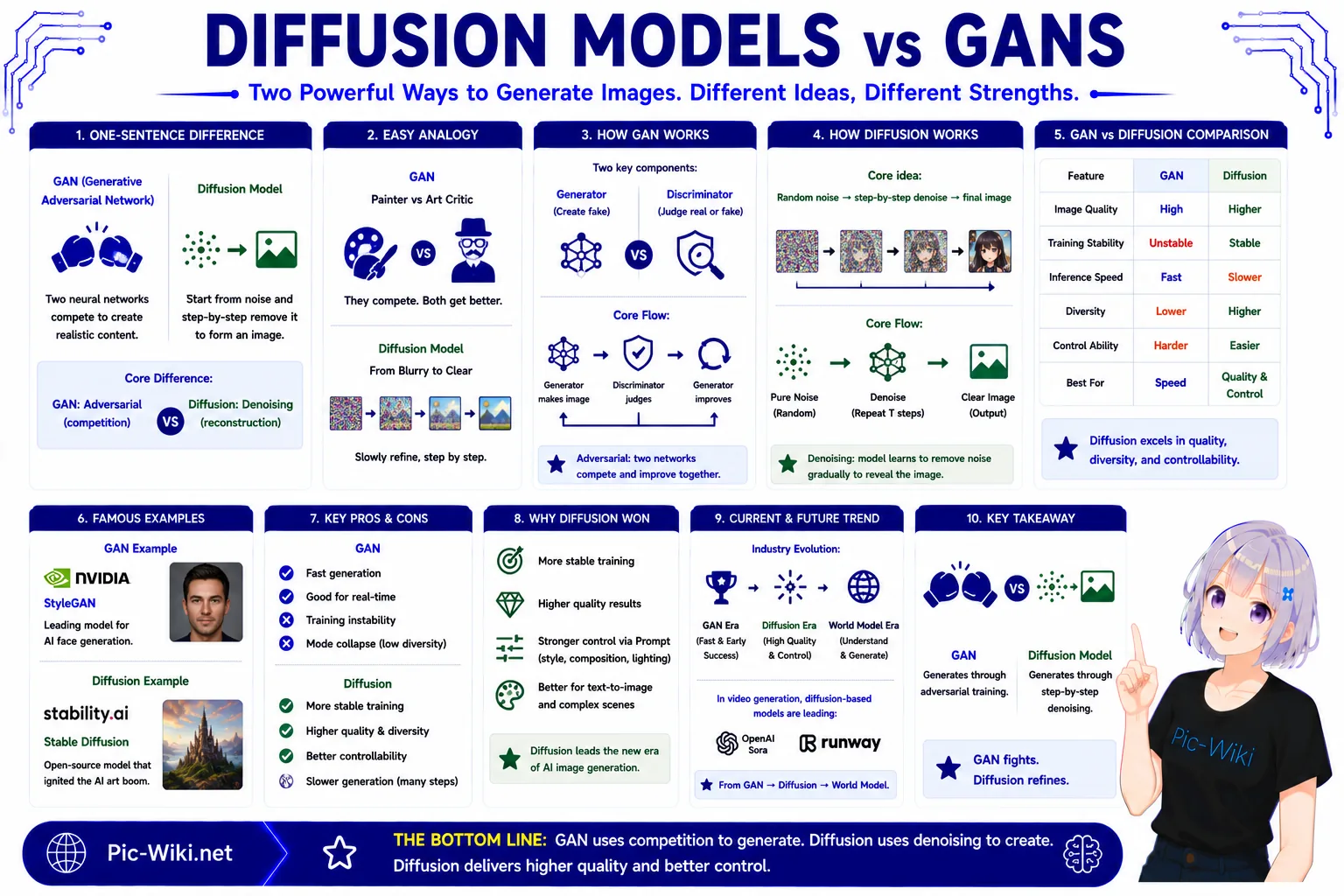 Diffusion models vs GANs compared